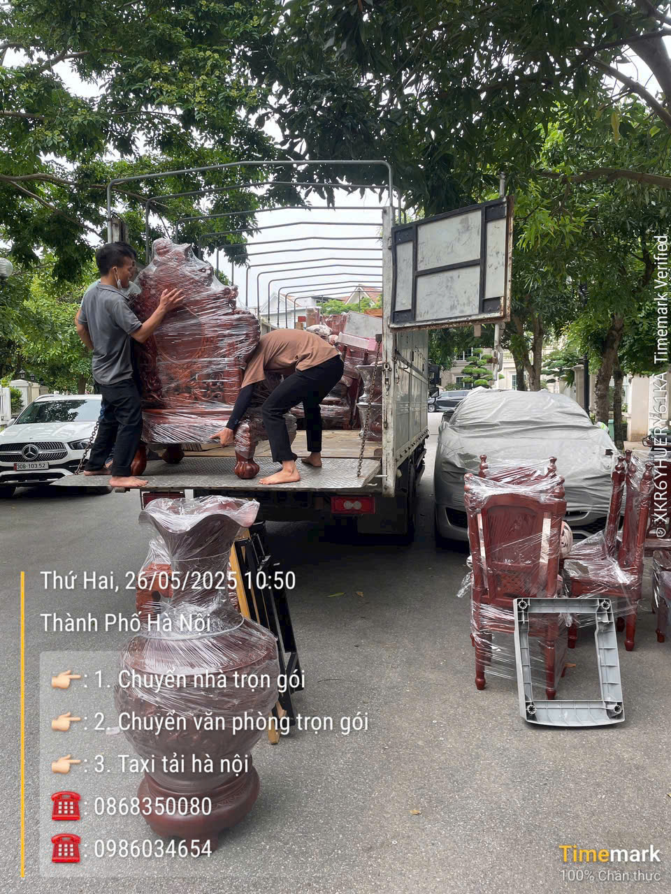 Dịch vụ cho thuê xe tải chuyển nhà phường Quỳnh Mai