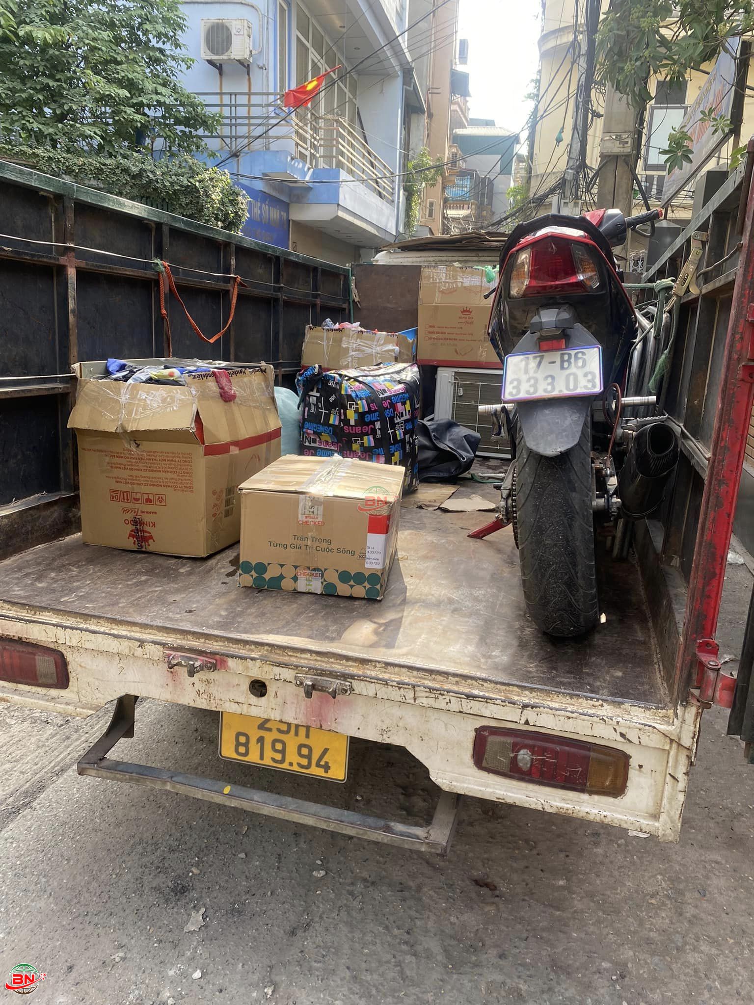 Dịch vụ thuê xe chở đồ của Kiến Vàng