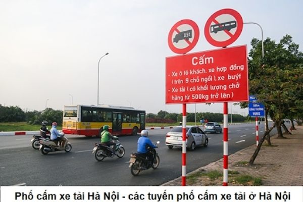 Giờ cấm xe tải vào thành phố Hà Nội và các tuyến đường cụ thể
