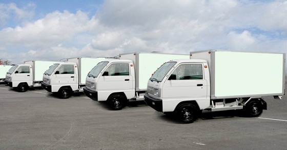 Kích thước thùng xe tải từ 500kg đến 5 tấn