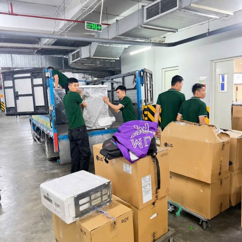 Thuê người khuân vác chuyển nhà Kiến Vàng